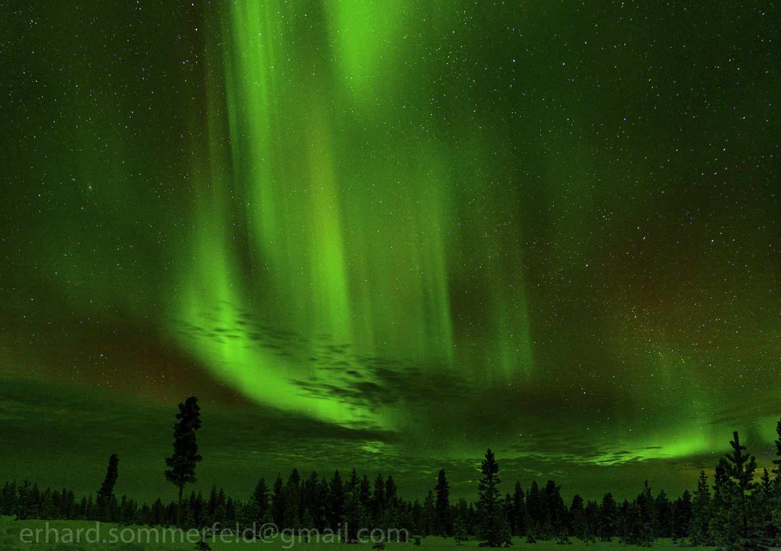 Nordlichter bei Saariselän