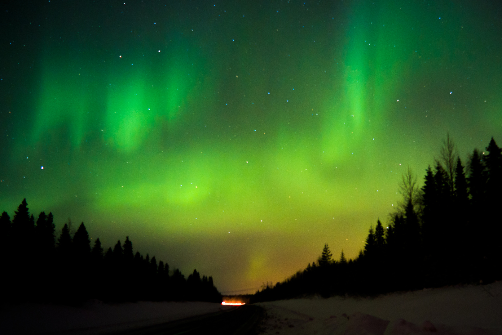 Nordlichter in Finnland