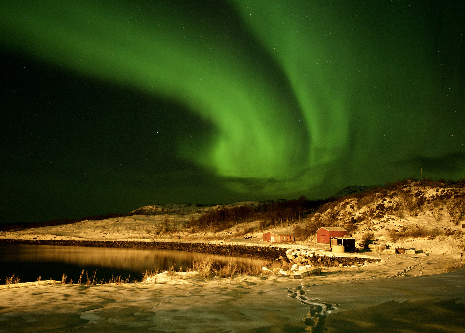 Nordlichter in Hamneidet