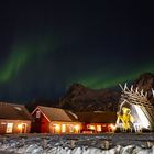 Nordlichter in Svolvaer -Lofoten-