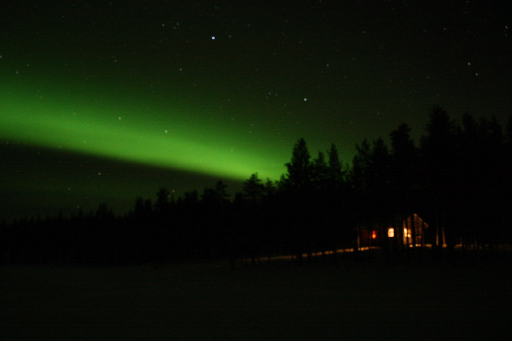 Nordlichter nähe Äkäskero - Lappland