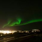 Nordlichter über Akureyri, Island