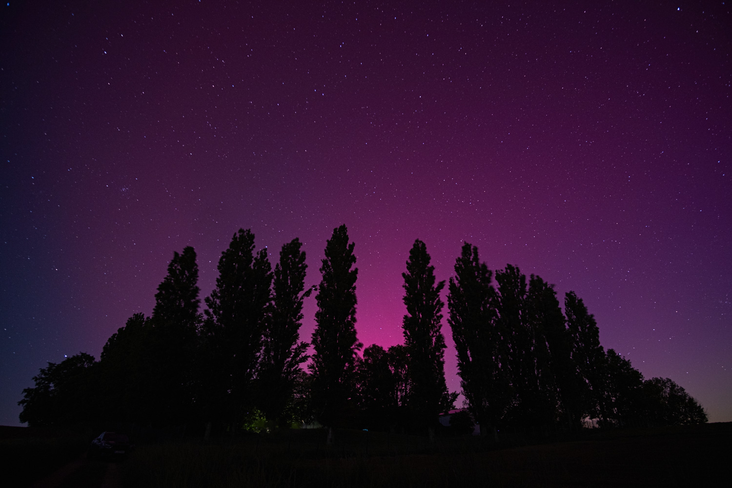 Nordlichter über Bayern