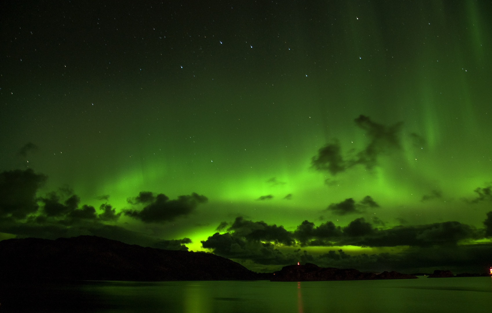 Nordlichter über Bessaker