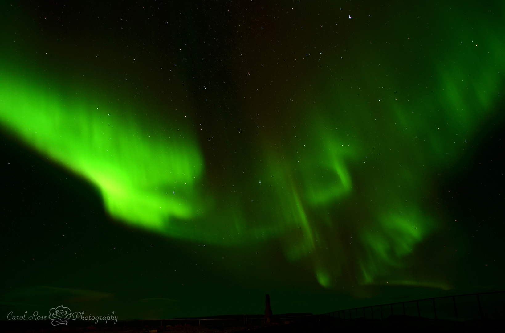 Nordlichter über dem Nordkapp