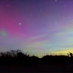 Nordlichter über der Flensburger Förde