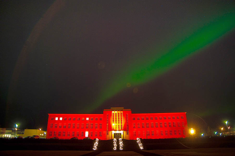 Nordlichter über der Uni