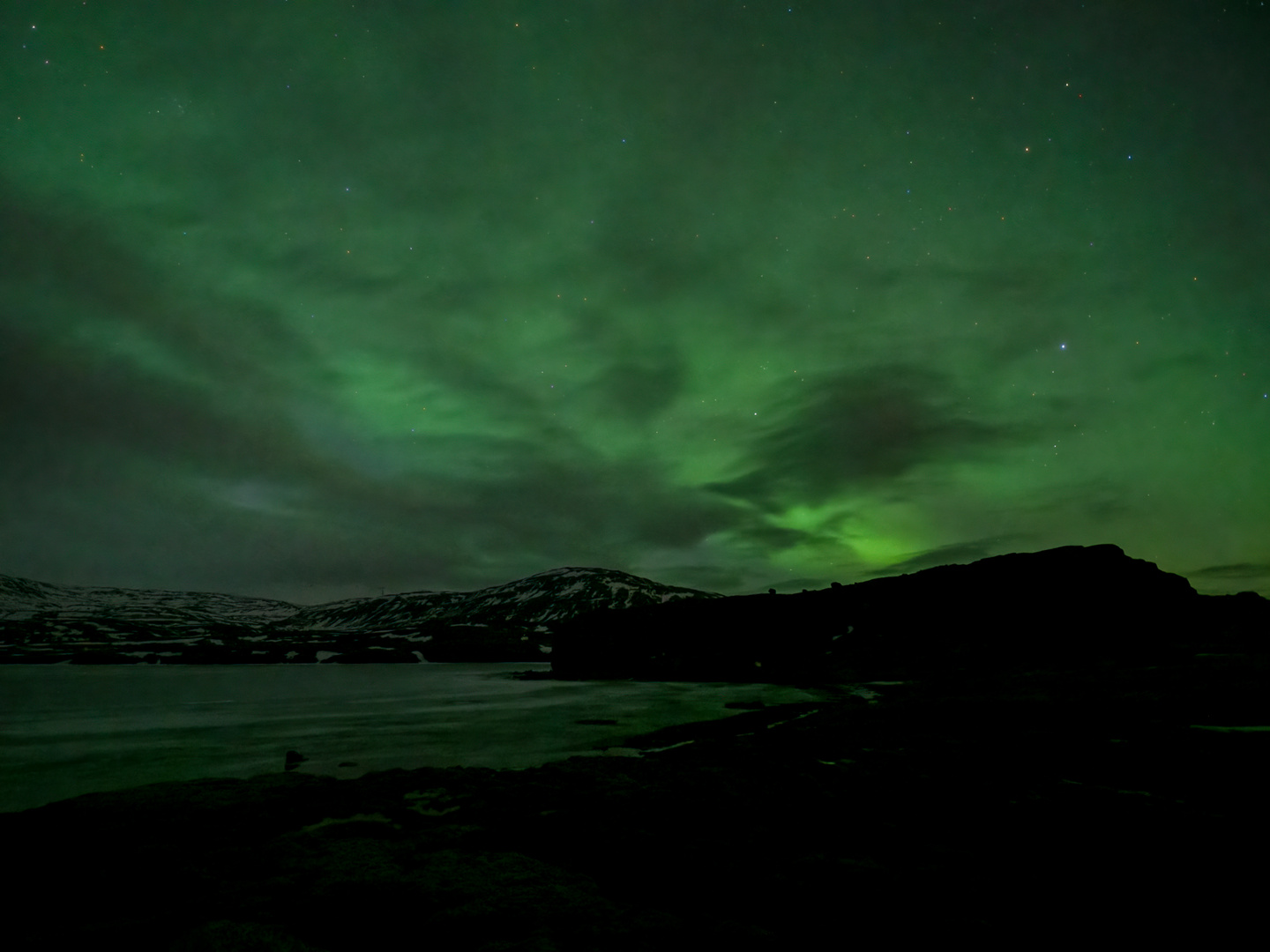 Nordlichter über Island