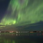 Nordlichter über Luleå, Schweden