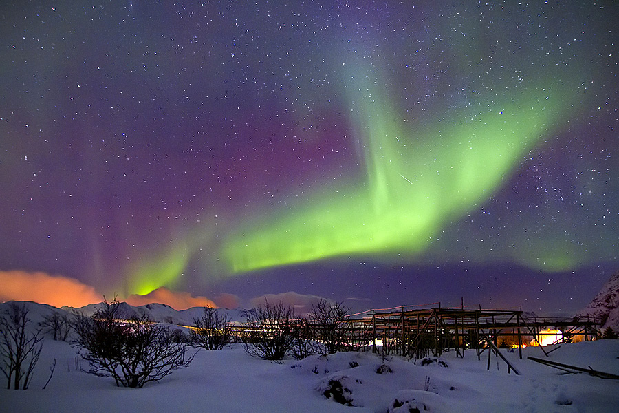 Nordlichtnacht auf den Lofoten