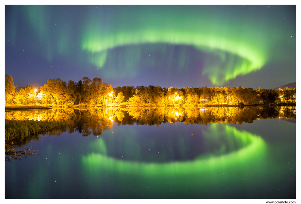 Nordlichtspiegelung