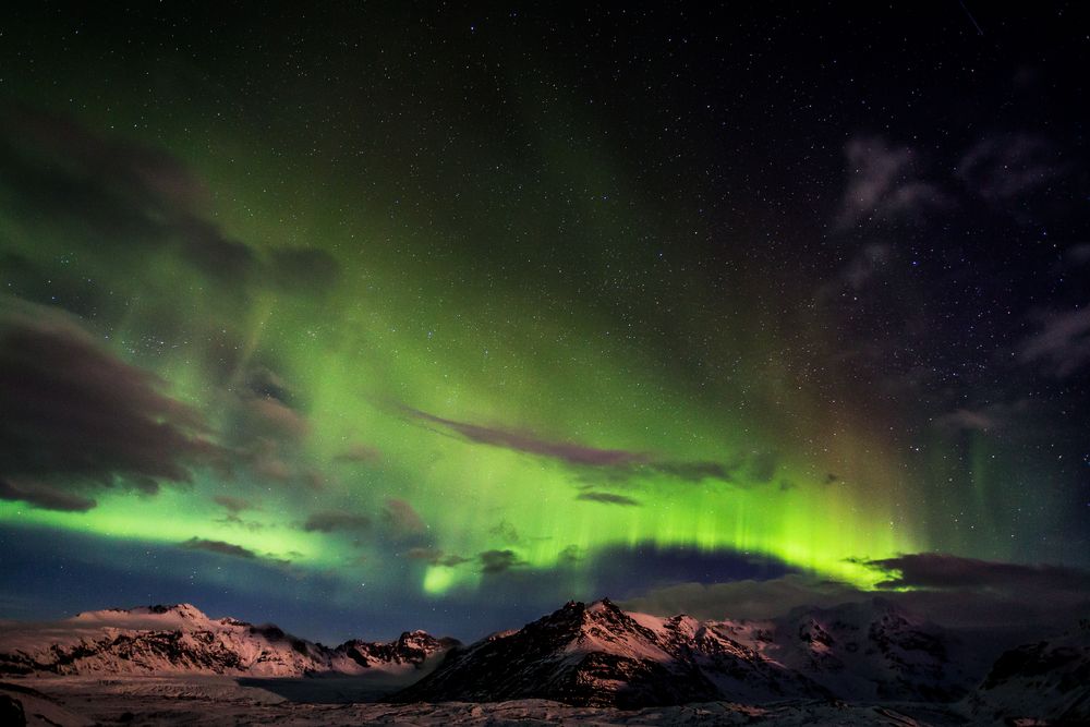 Nordlichtzauber im Skaftafell