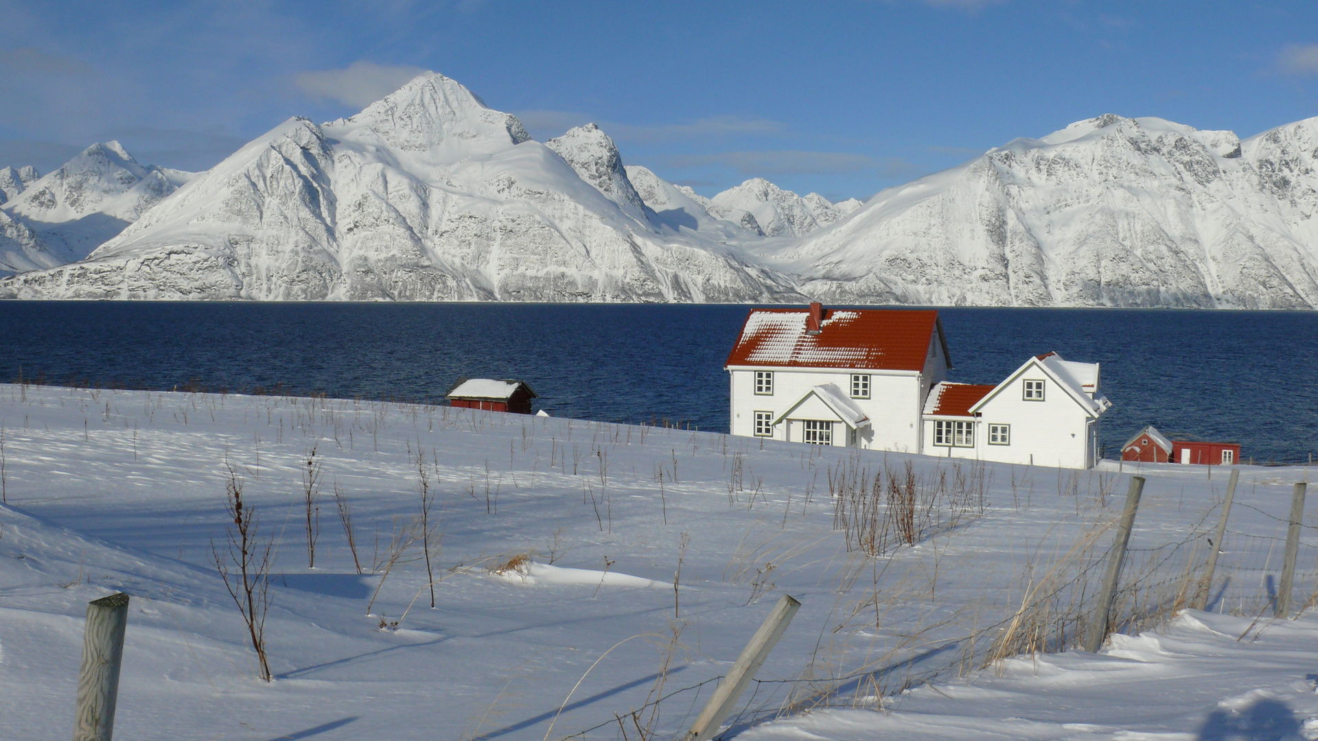 Nordnorwegen Djupvik Lyngenfjord