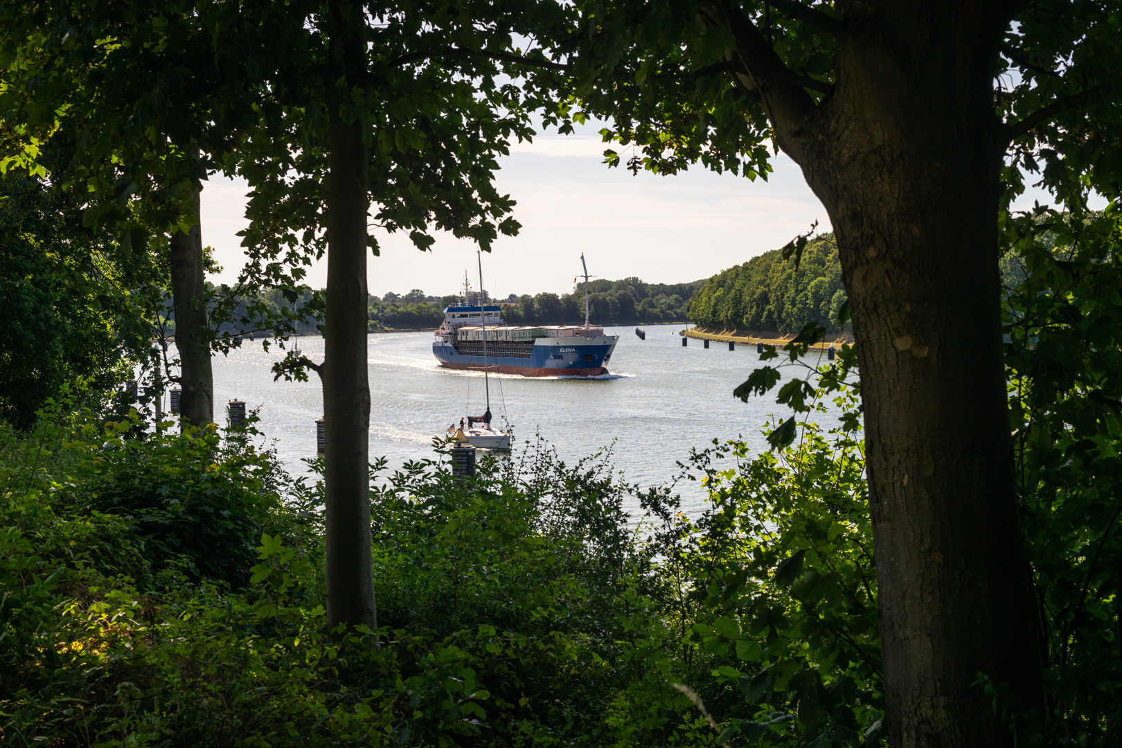 Nordostseekanal, Ausweiche Schwartenbek bei Suchsdorf