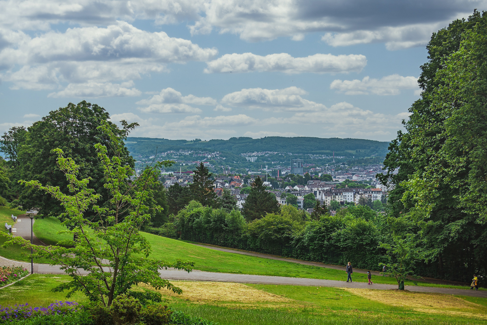 NordparkWuppertal Ausicht auf Barmen Foto & Bild landschaft, garten