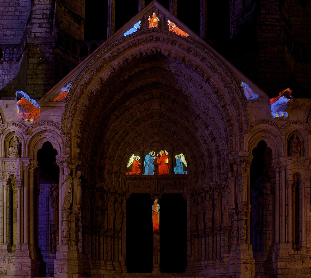 Nordportal der Kathedrale in Chartres