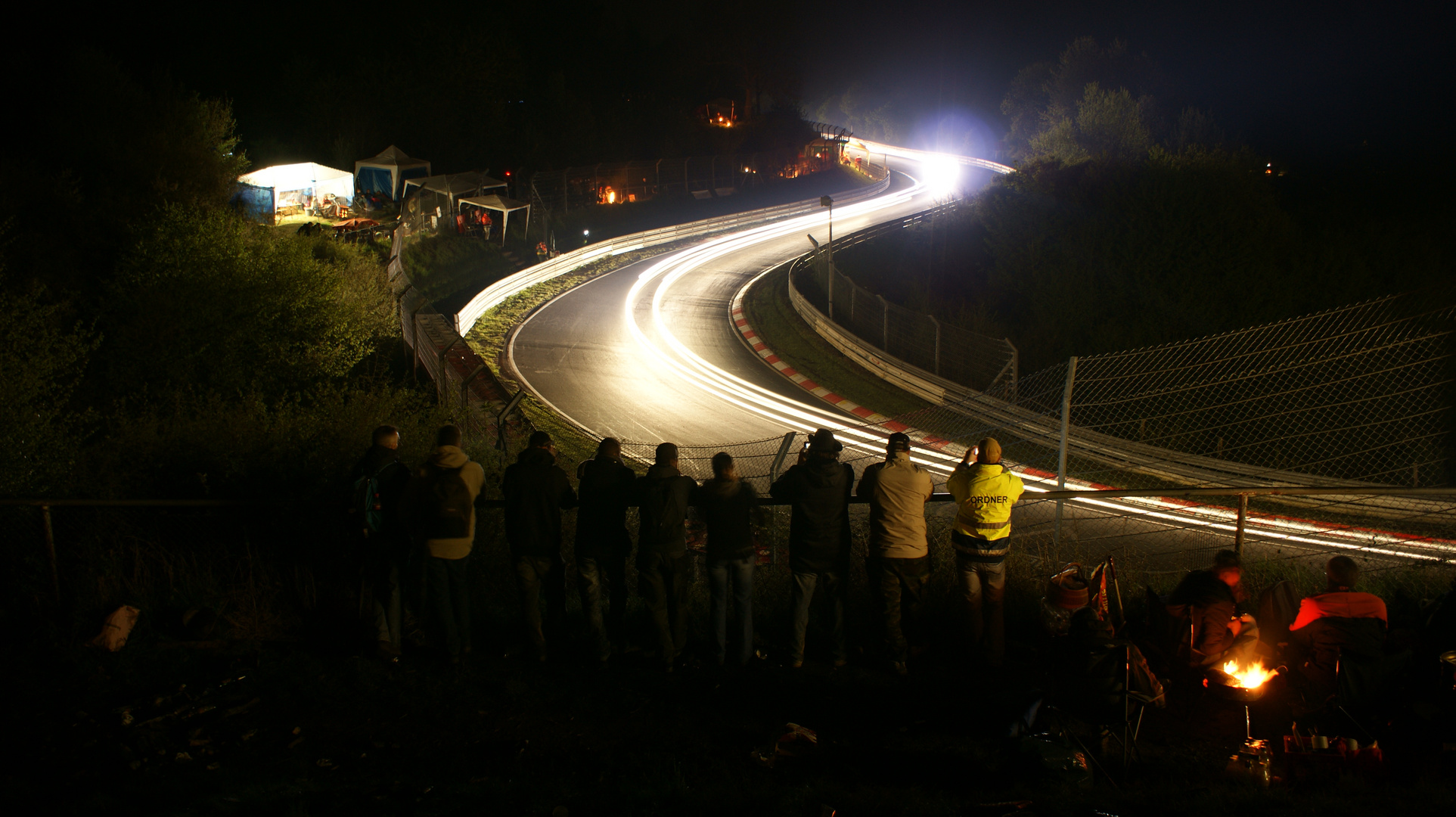 Nordschleife bei Nacht - Nachtgrillen