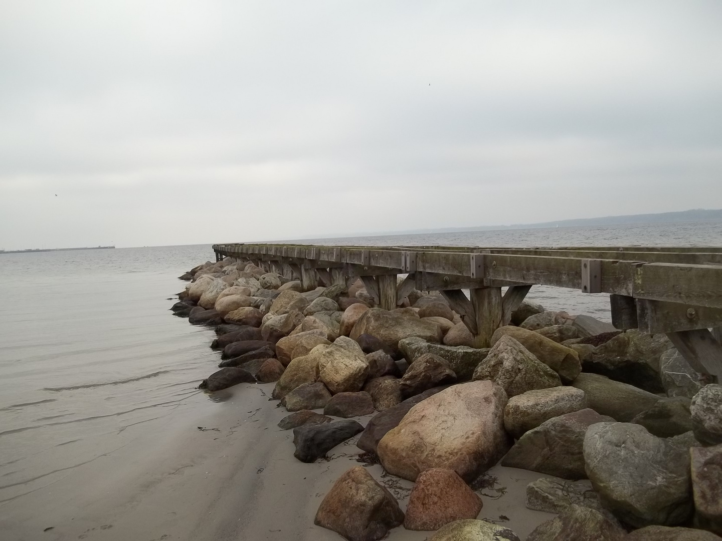 Nordsee 2012 Steg im Winter