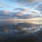 Nordsee 2023 "Wolkenspiegelung Naturstrand Schillig"