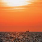 Nordsee-Abendstimmung genossen in Rantum