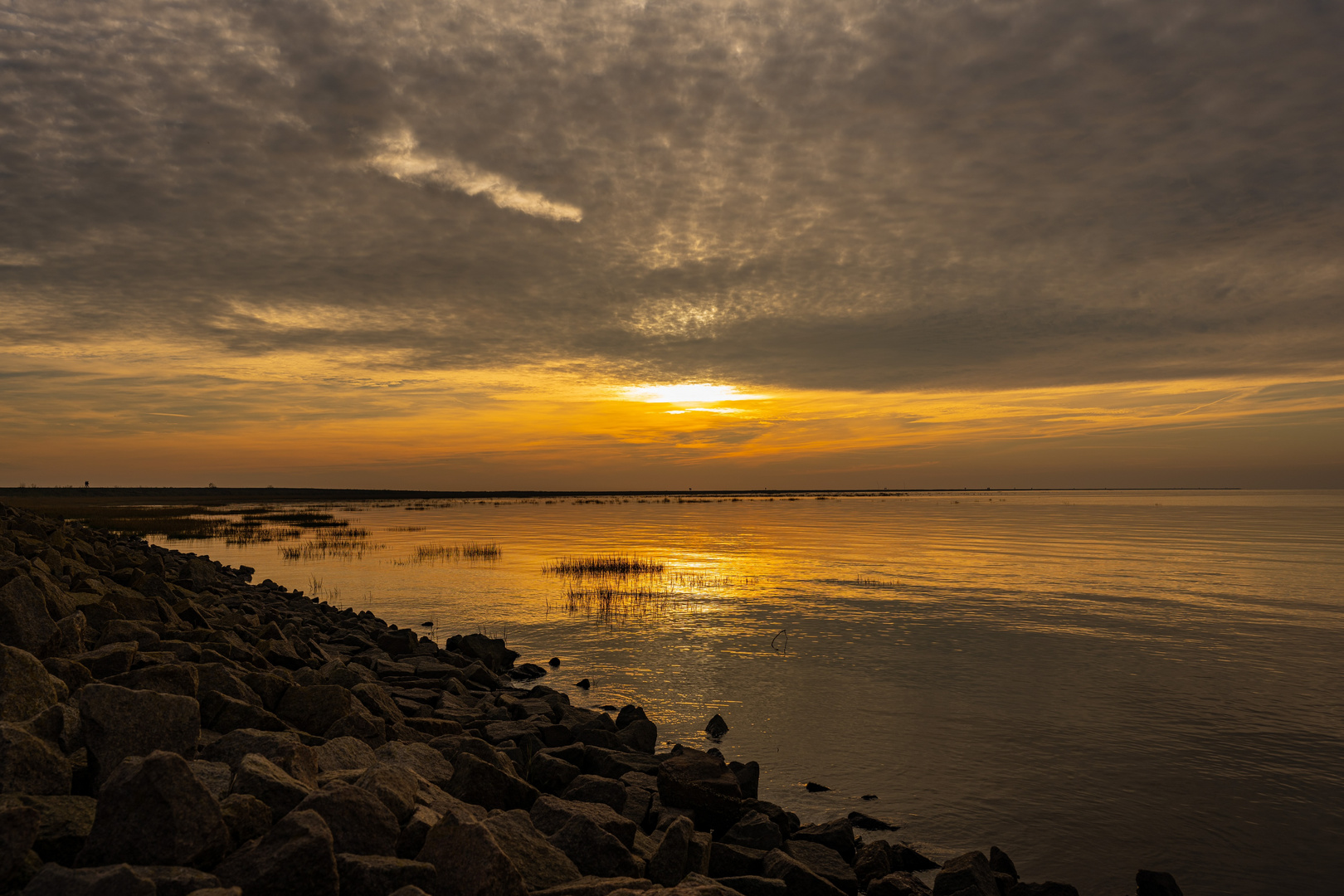 Nordsee am späten Nachmittag