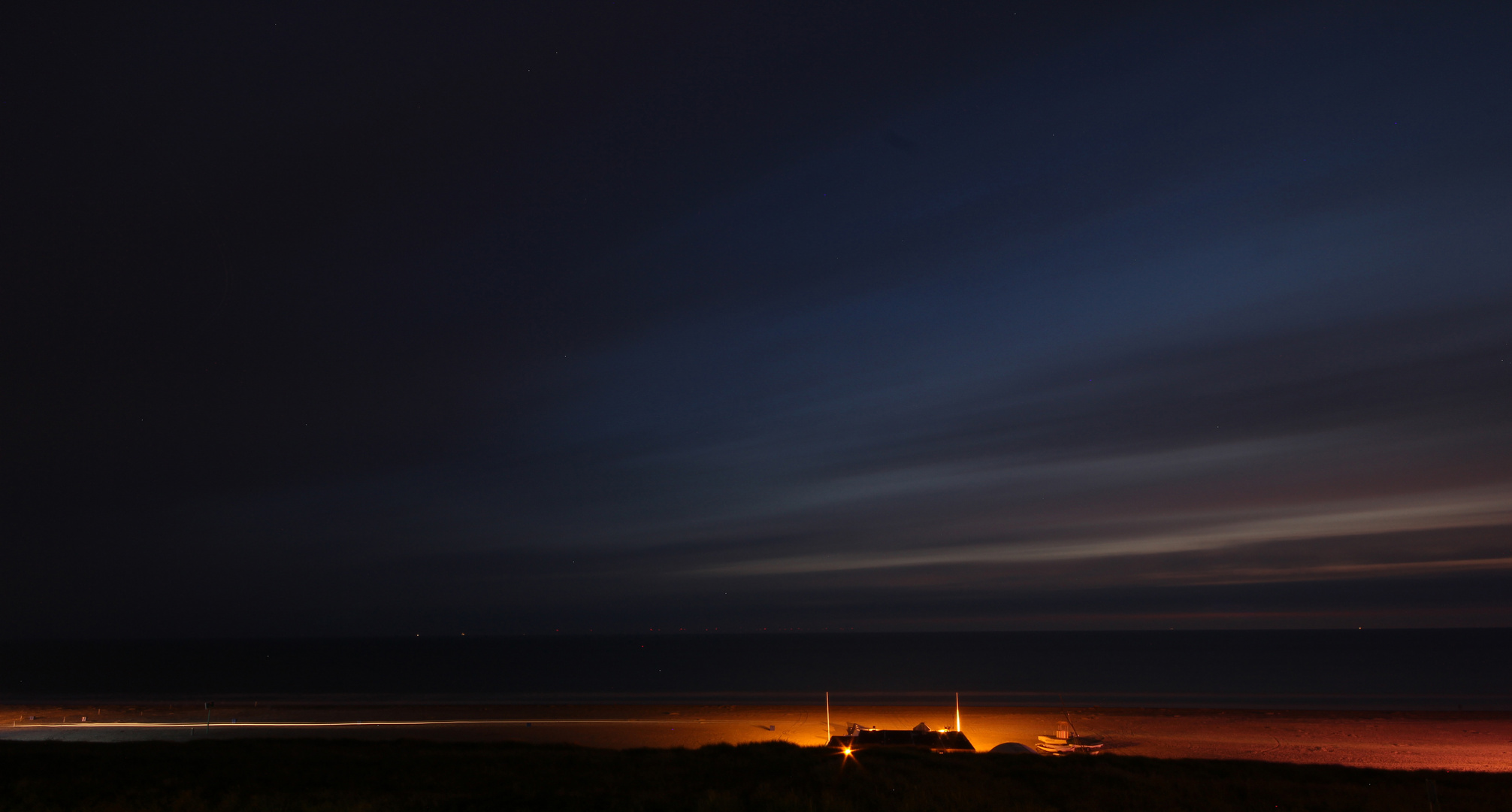 Nordsee bei Nacht