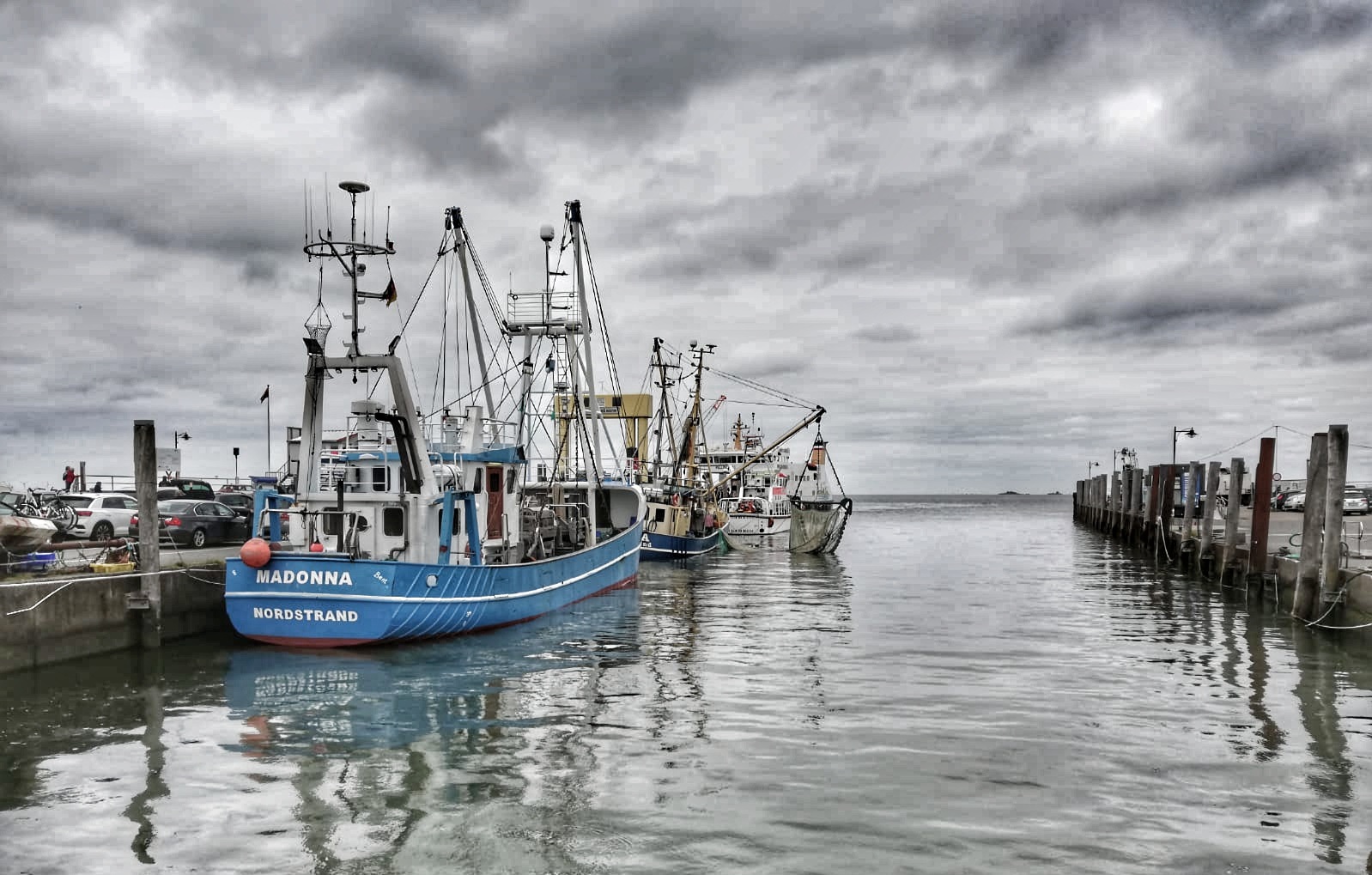 Nordsee Blau und Grau