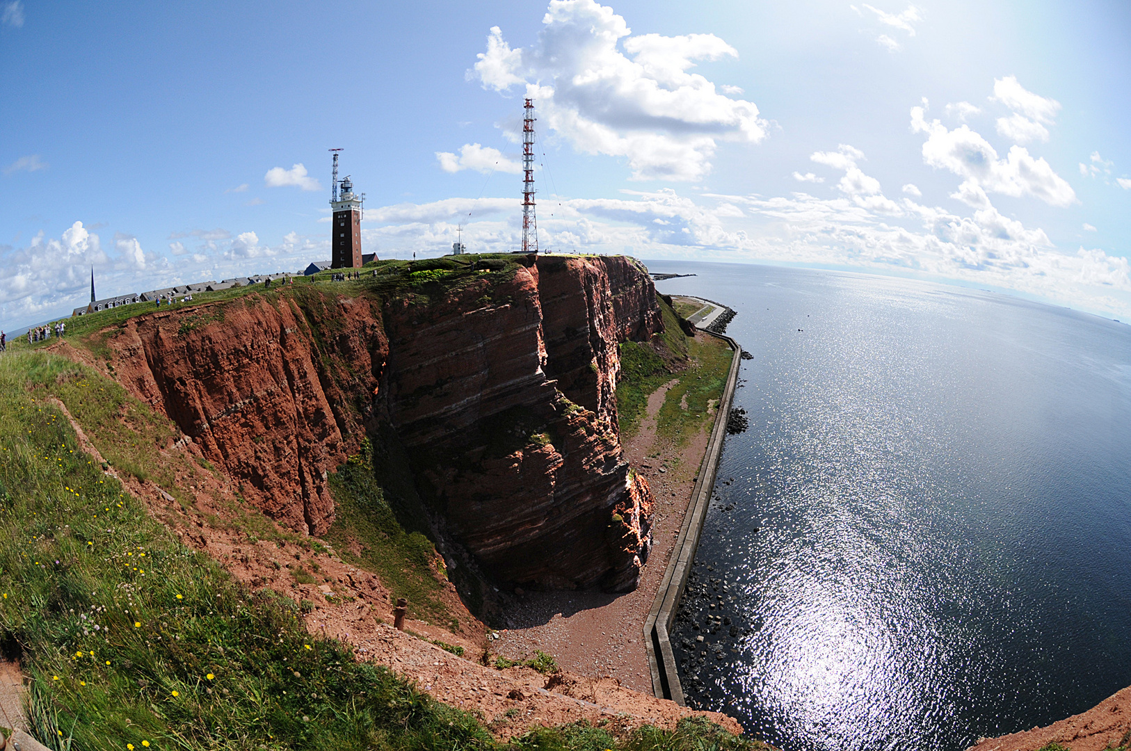 Nordsee Blick vom Insel Helgoland