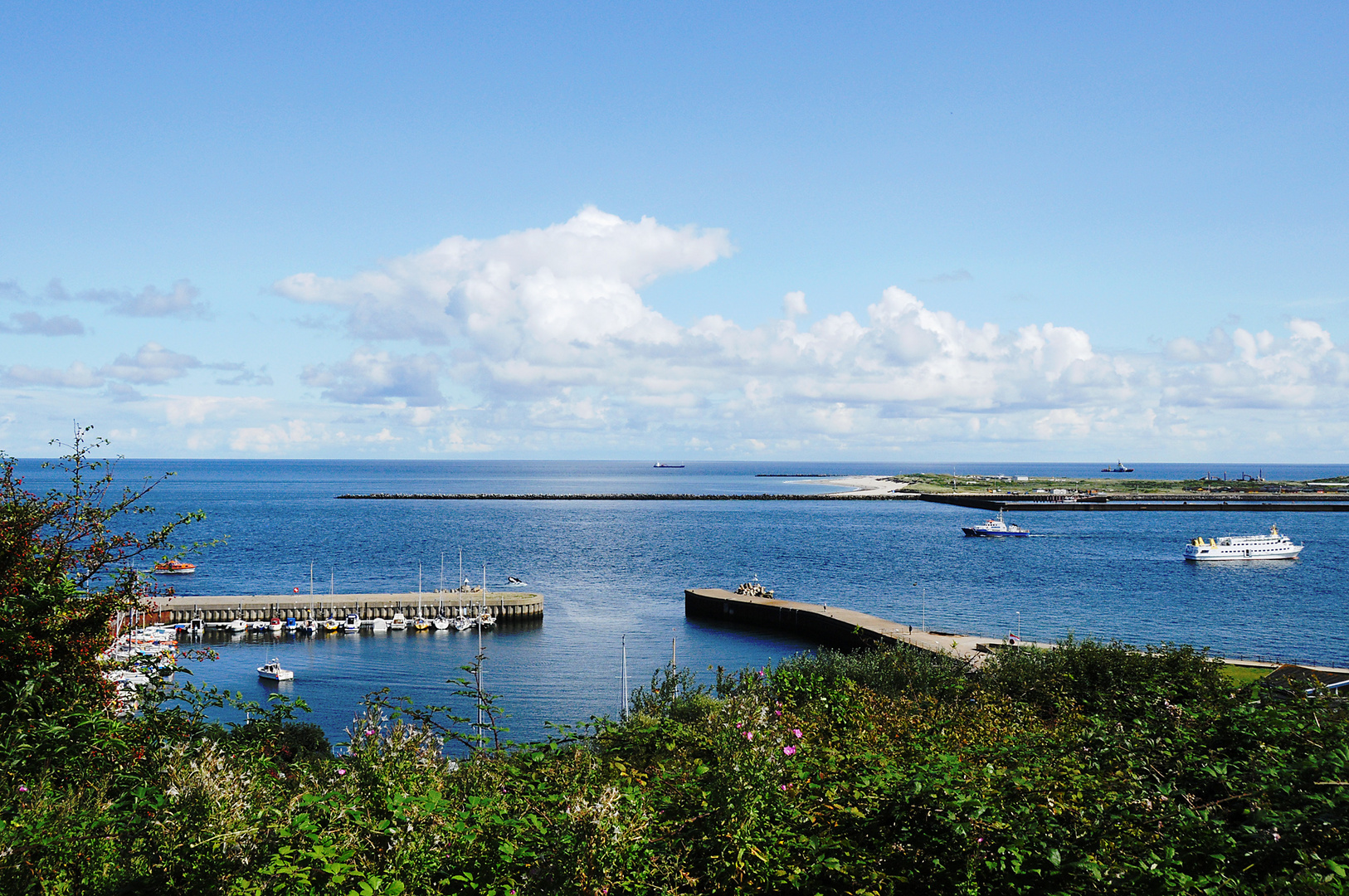 Nordsee ,Blick vom Insel Helgoland