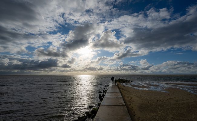 Nordsee Impression - abendlicher Ausblick