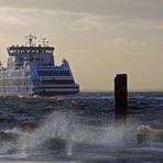 Nordsee in Dagebüllmole, 30.12.2012