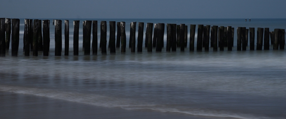 Nordsee in Langzeitbelichtung