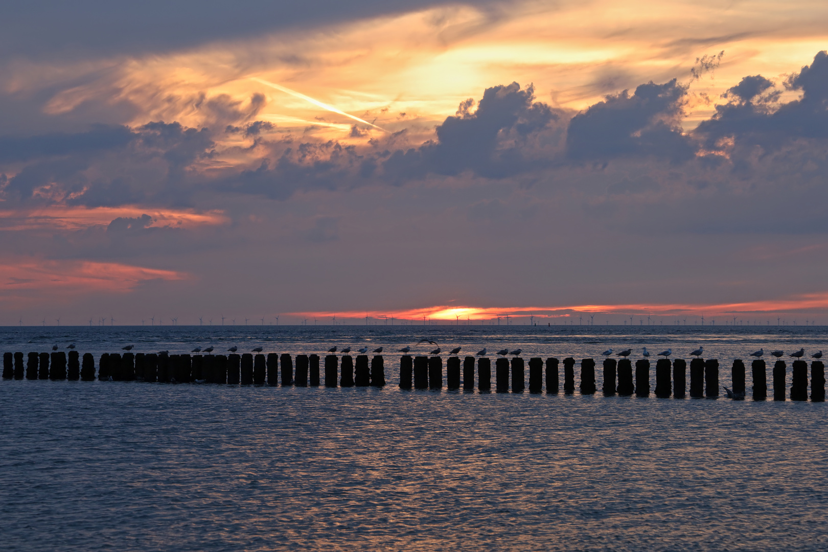 Nordsee - Küstenbereich bei Flut