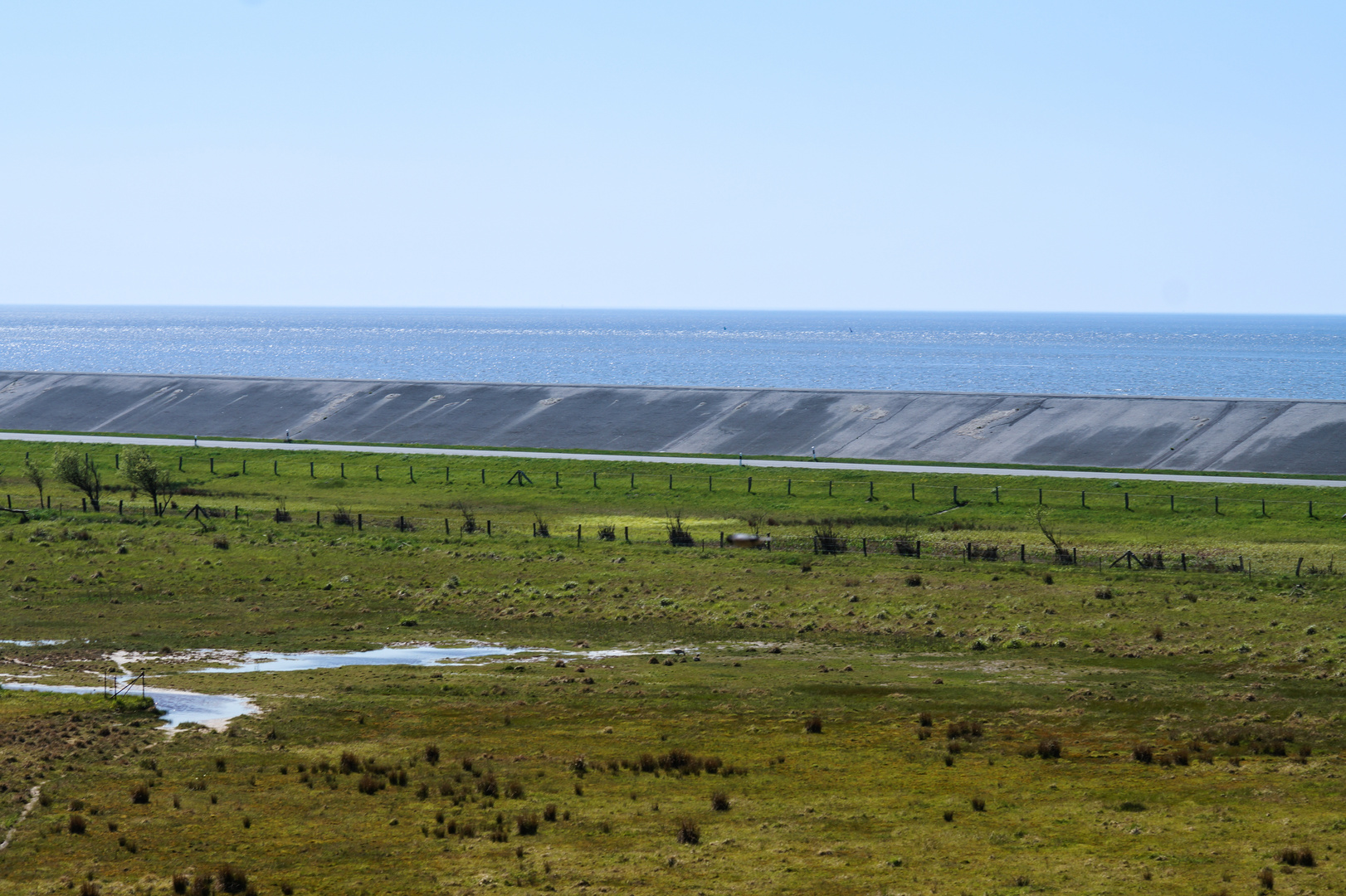 Nordsee kurz vor dem Eidersperrwerk