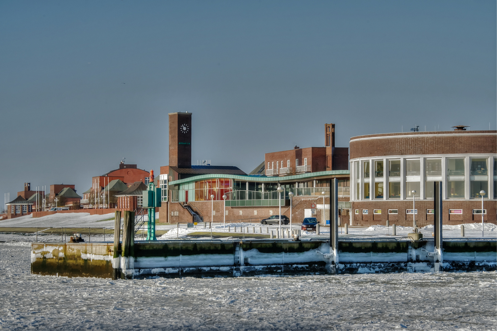 Nordsee mit Eisschollen