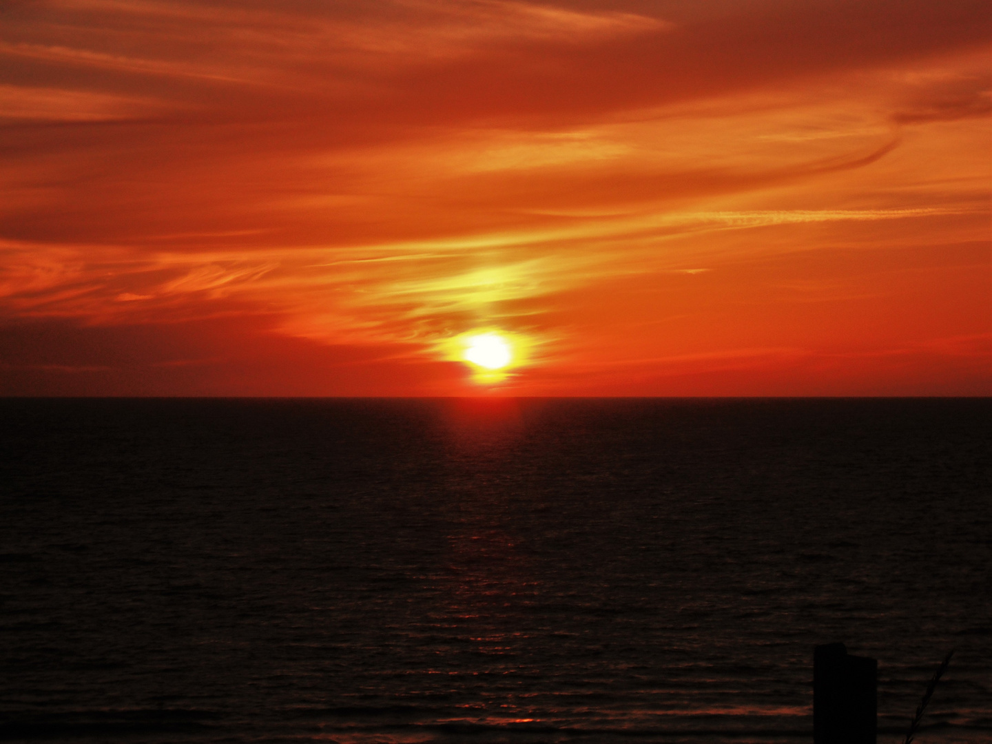 Nordsee Sonnenuntergang