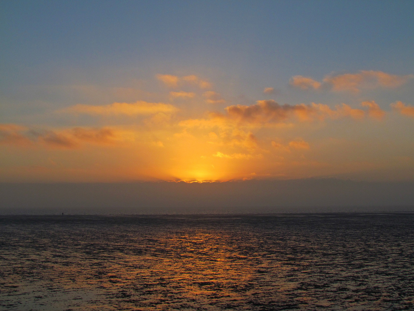 Nordsee-Sonnenuntergang