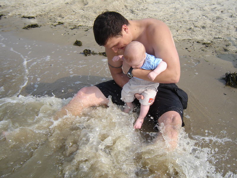 Nordsee: Vater & Sohn