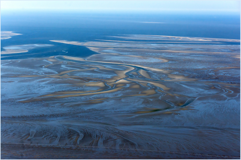 Nordsee Von Oben 2 Foto Bild Landschaft Meer Strand Watt Bilder Auf Fotocommunity