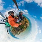 Nordsee voraus (Aerial little planet)