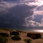 Nordsee - Wettererscheinung im Abendlicht