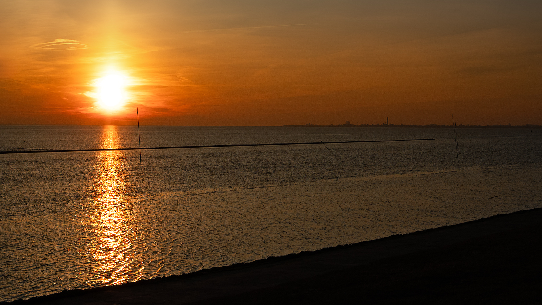 Nordseeblick mit Pricken