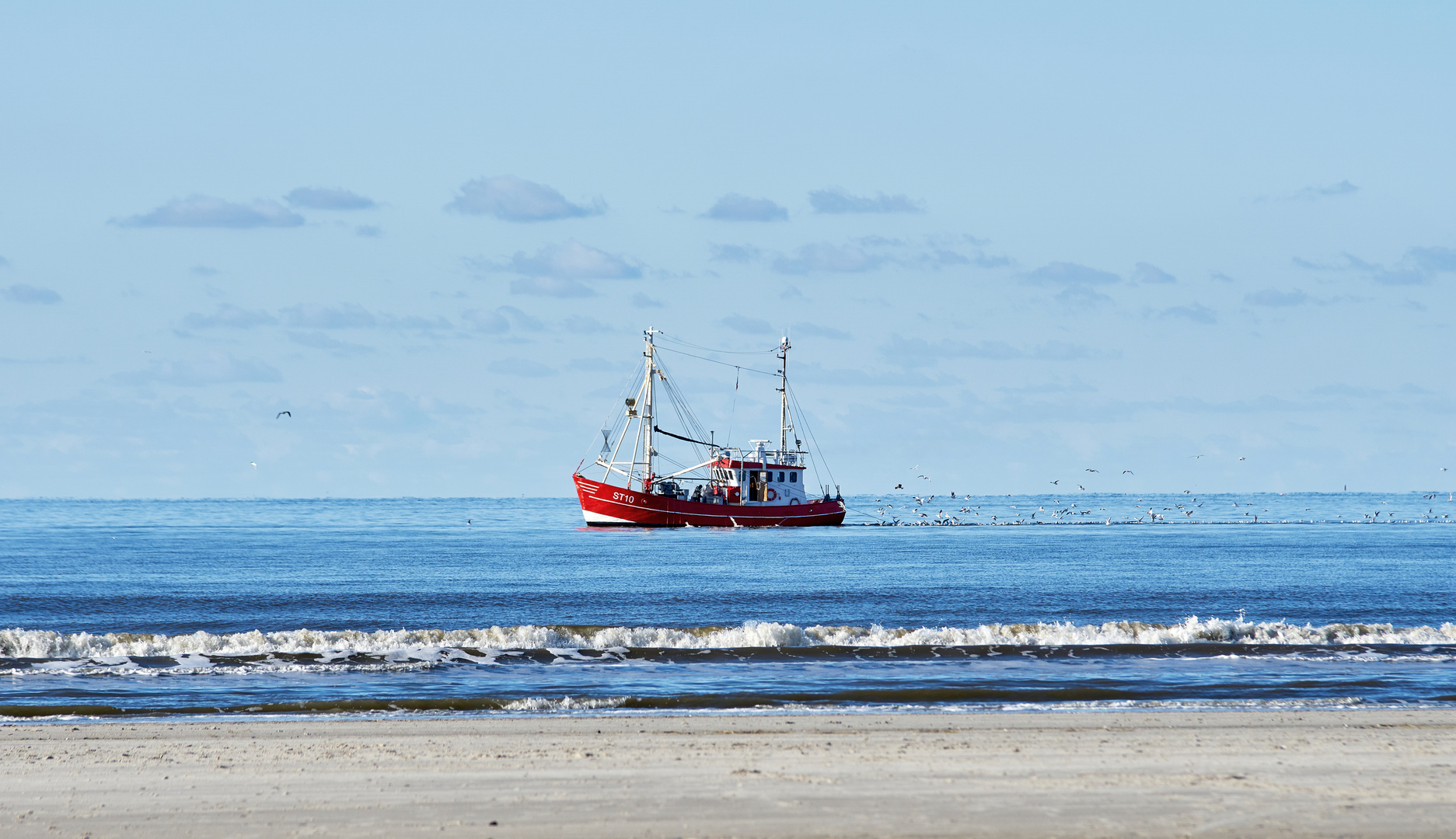 Nordseefischer vor St. Peter-Ording