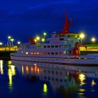 Nordseehafen am Abend