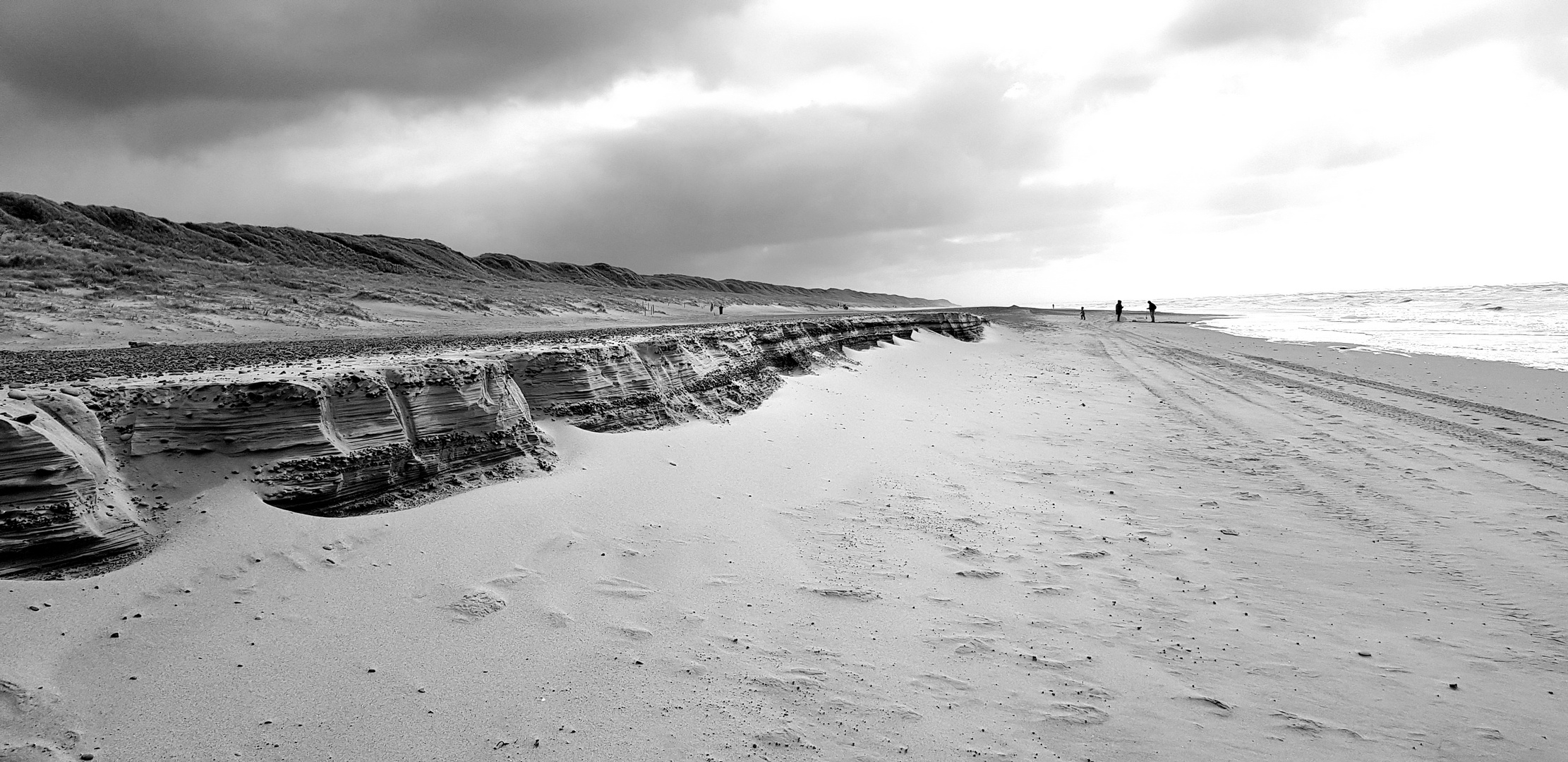 Nordseeküste nach Sturm