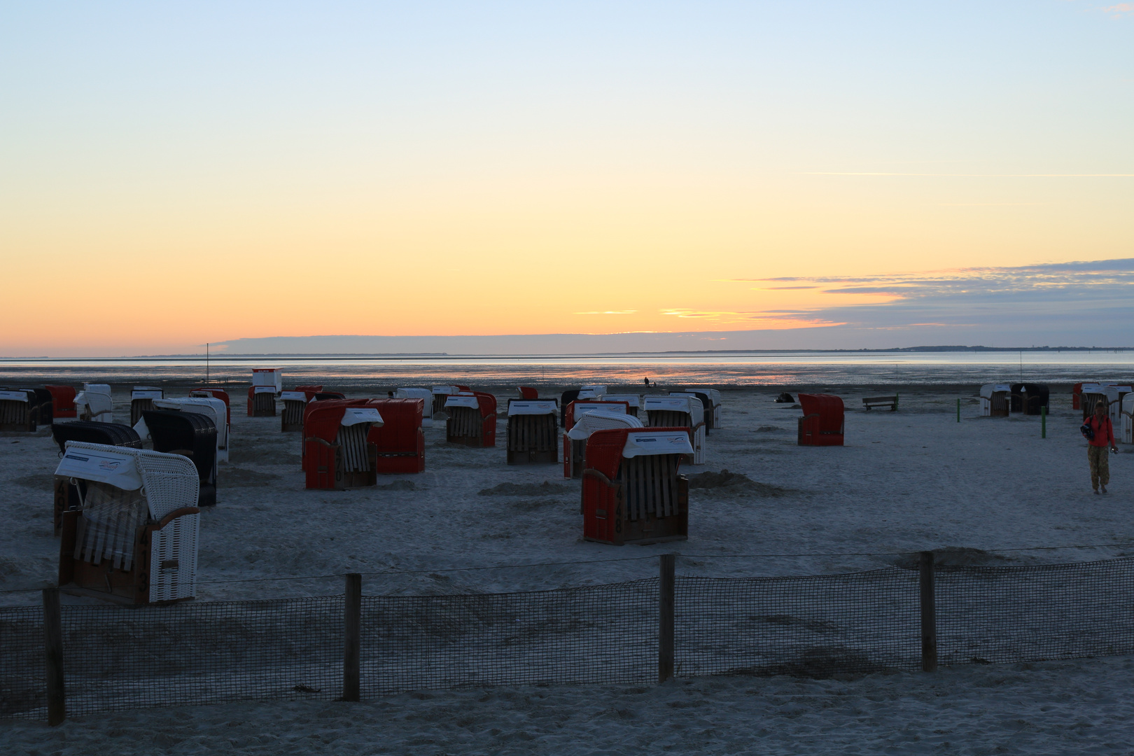 Nordseestrand am Abend