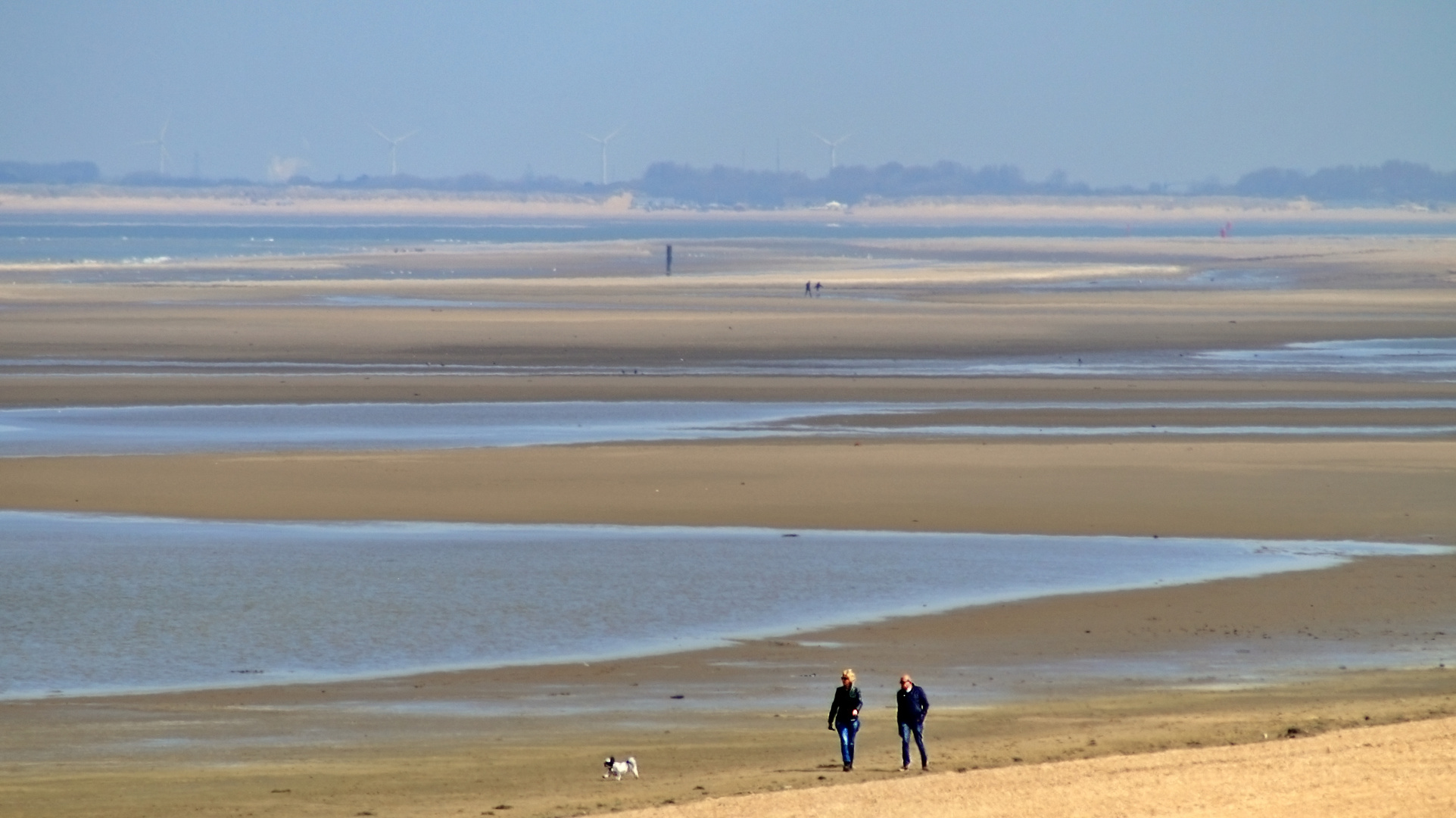 Nordseestrand bei Ebbe (Ouddorp, April 2014)