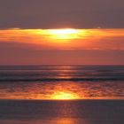 Nordseestrand beim Sonnenuntergang