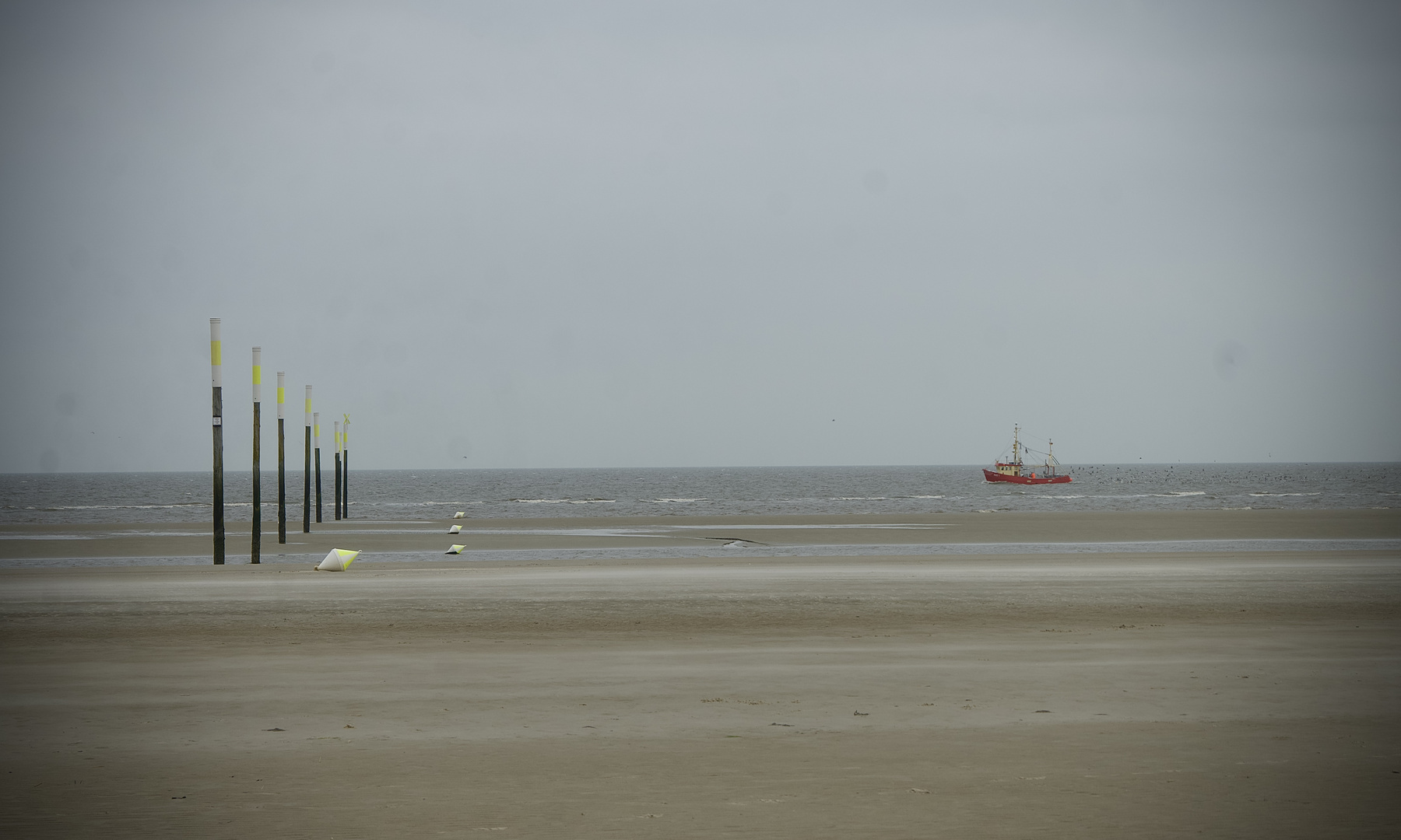 Nordseestrand im Herbst 2