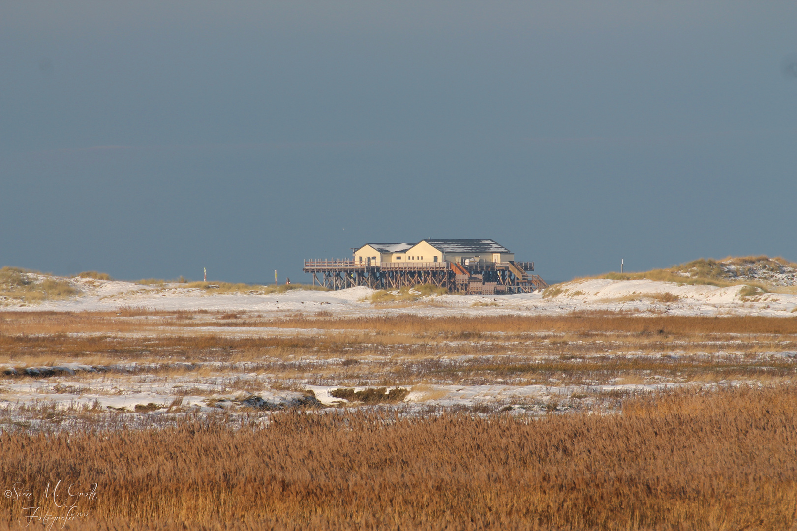 Nordseestrand im Winter